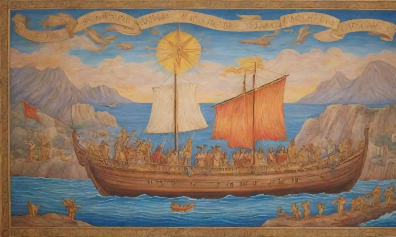 Un mural vibrante que fusiona culturas