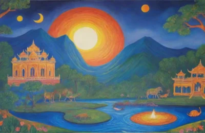 Un vibrante tapiz de colores