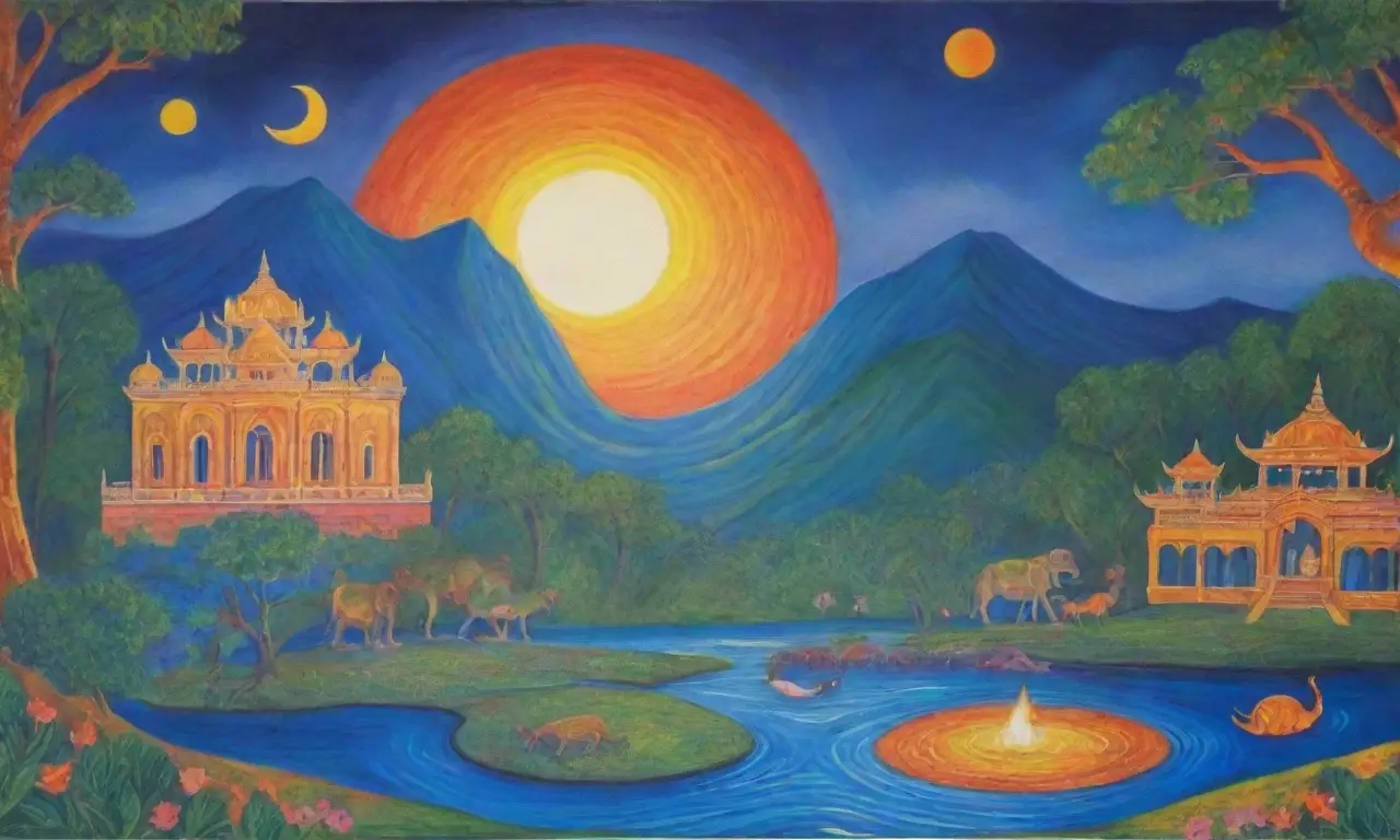 Un vibrante tapiz de colores