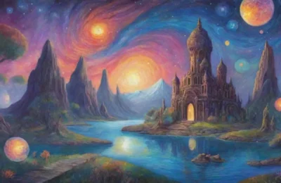 Un paisaje cósmico lleno de galaxias