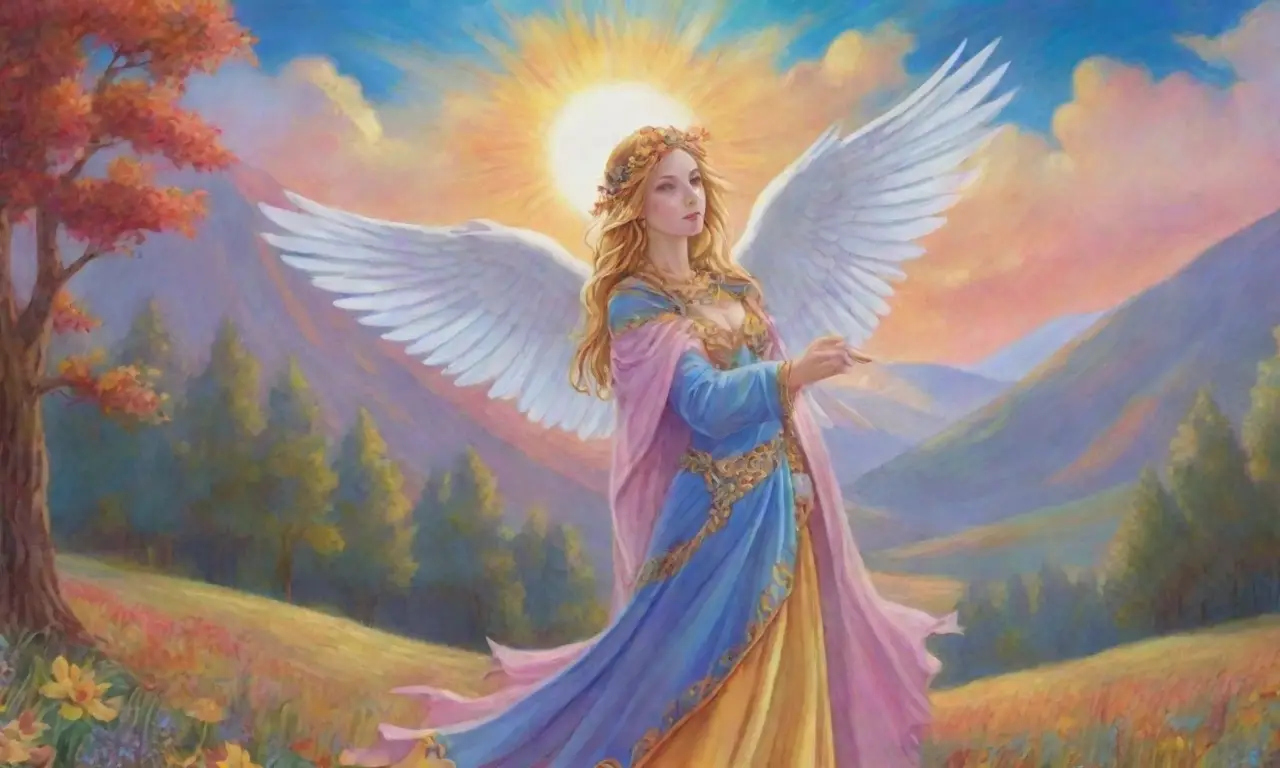Freyja, en un paisaje mágico, irradia amor y guerra rodeada de naturaleza y luz
