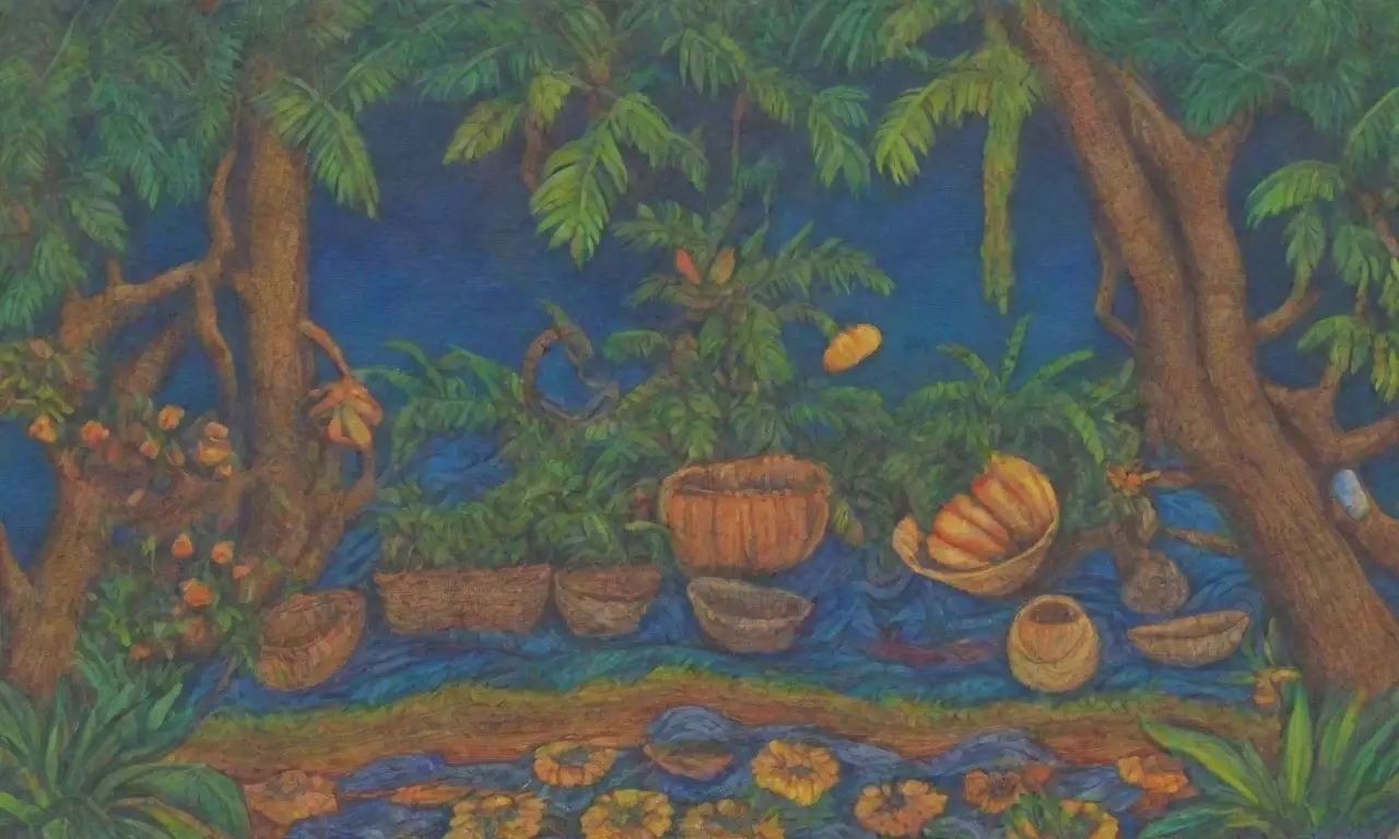 Un vibrante tapiz caribeño de colores