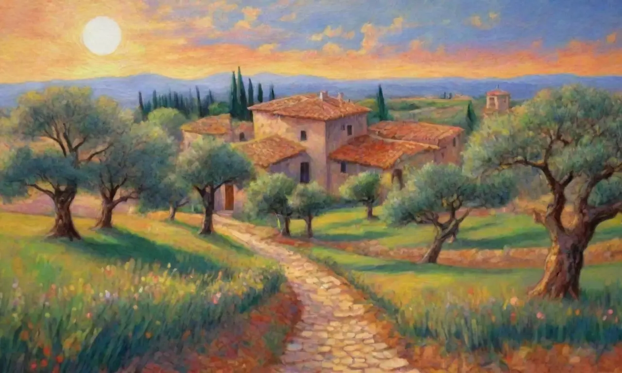 Paisajes etruscos llenos de colinas, campos verdes, olivares, viñedos, frescos, templos y una rica conexión con la tierra