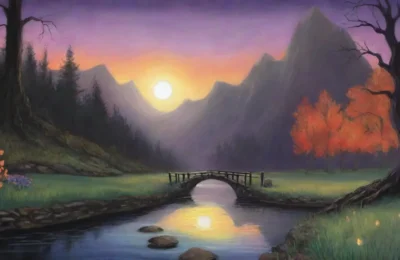 Un paisaje de contrastes entre luz y oscuridad