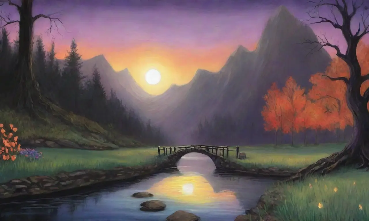 Un paisaje de contrastes entre luz y oscuridad