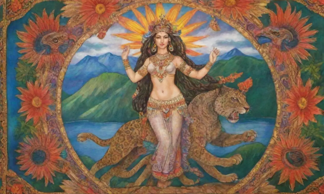 Un vibrante tapiz de historia, colores y símbolos que evocan fuerza y belleza