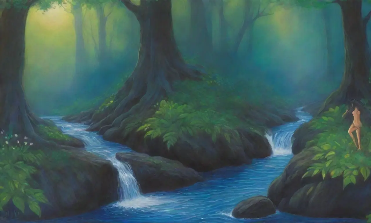 Un bosque denso y mágico, lleno de misterio y mitología puertorriqueña
