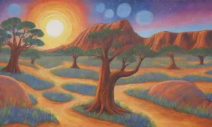 Un paisaje vibrante de naturaleza