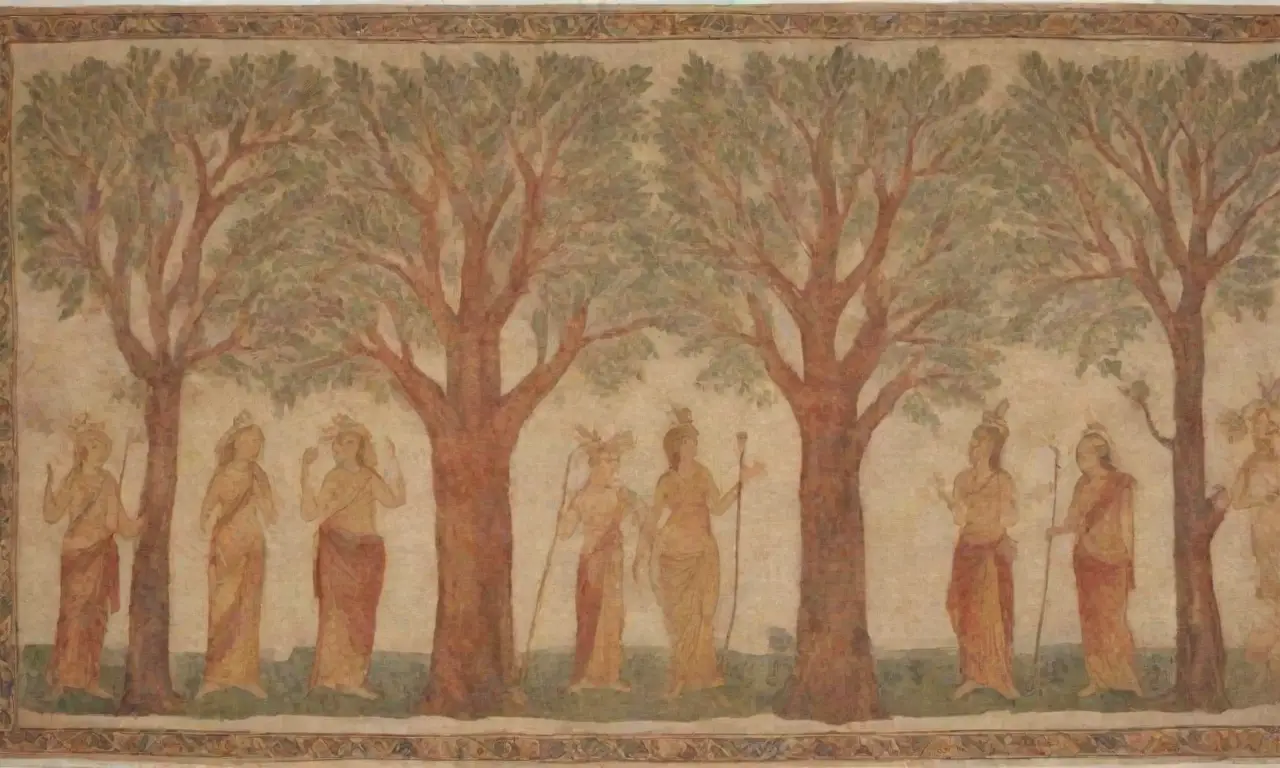 Un ambiente antiguo y sereno lleno de arte