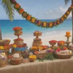 Ritual de ofrendas a los ancestros en cultura hawaiana