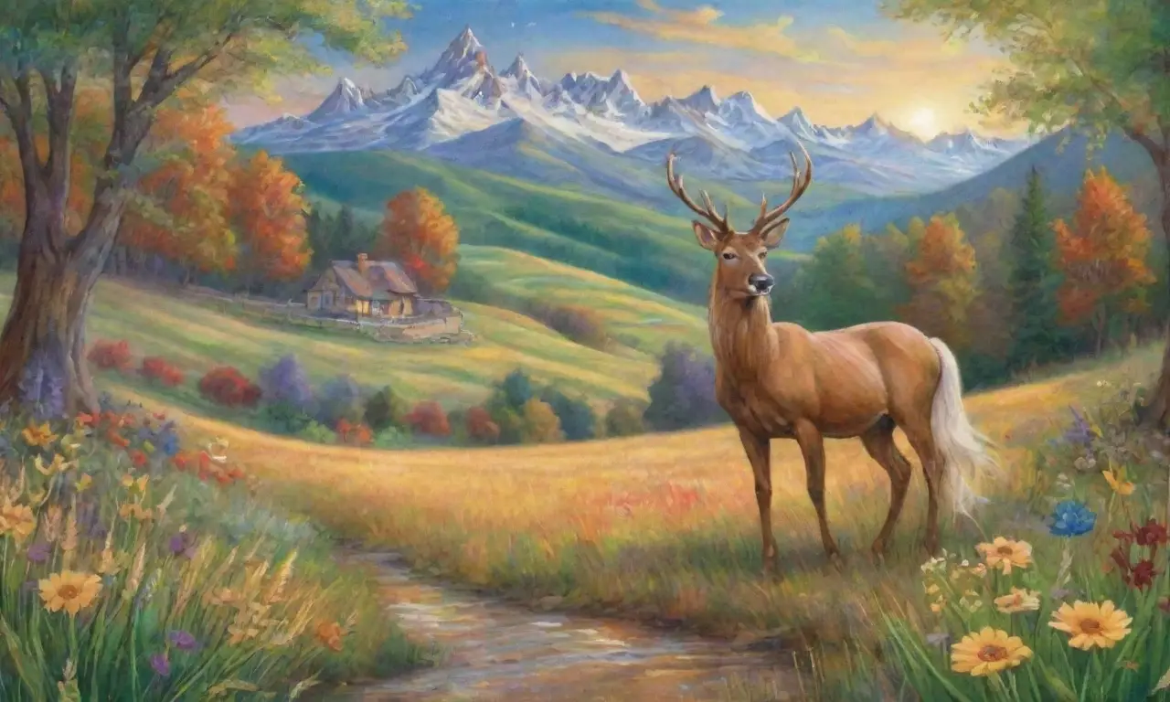 Un paisaje idílico de naturaleza y belleza envuelto en paz