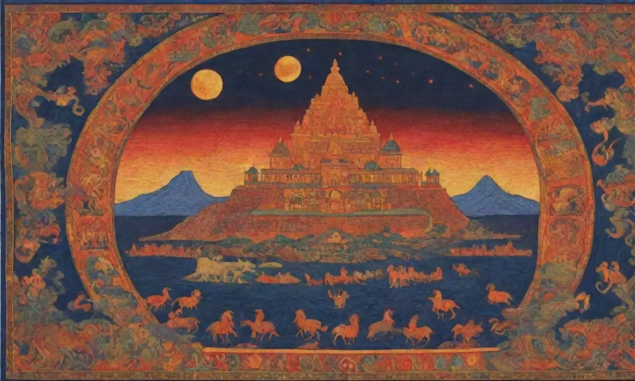 Colores vibrantes y símbolos antiguos entrelazan la historia mística de Persia
