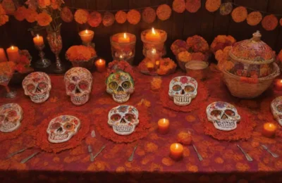 Una celebración colorida y conmovedora llena de flores