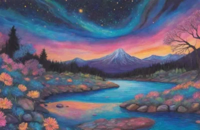 Un paisaje cósmico lleno de galaxias