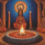 El fuego sagrado en rituales de diferentes culturas.