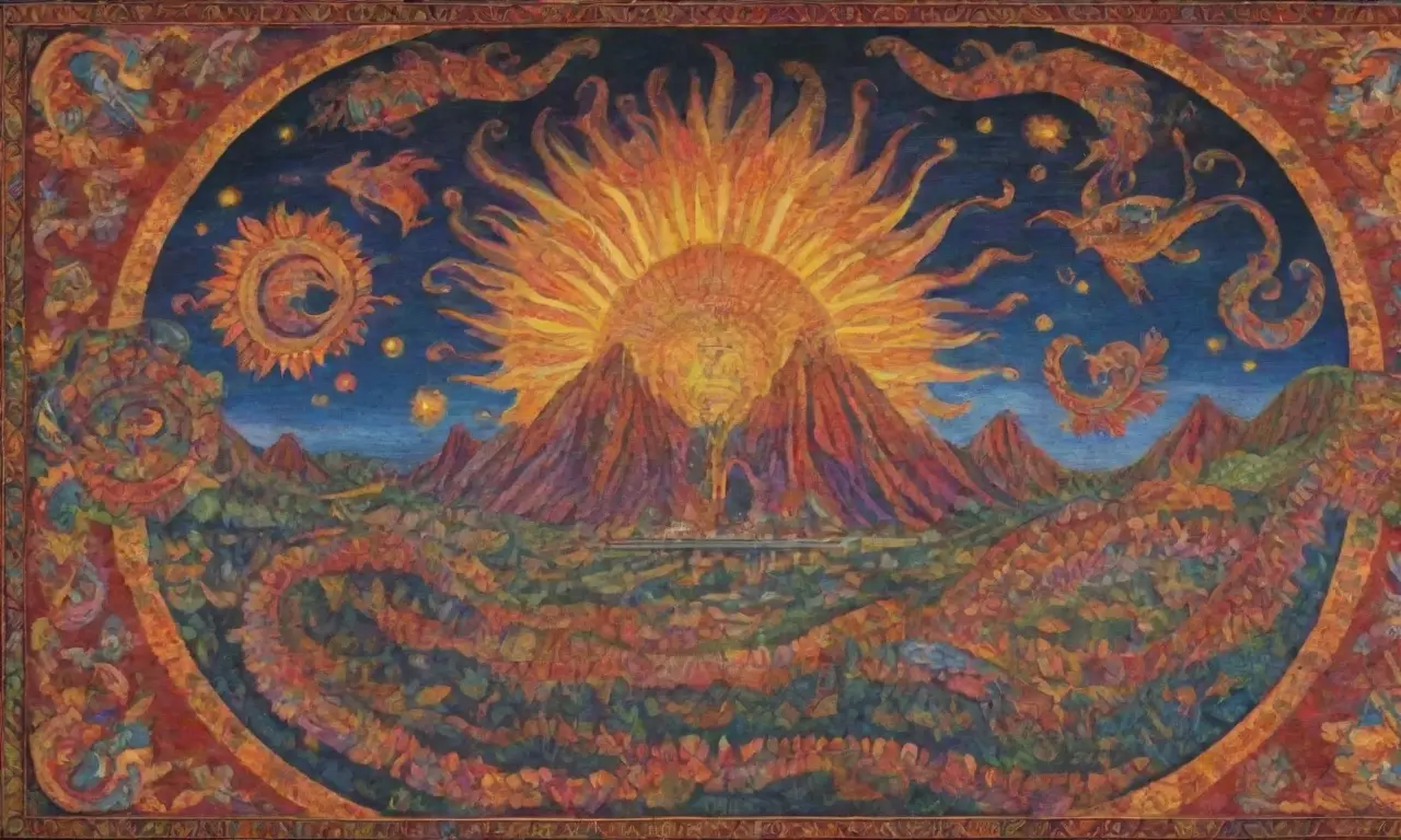 Un vibrante mosaico de colores, rituales y naturaleza sagrada