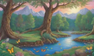 Un paisaje mágico lleno de vida