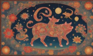 Un tapiz vibrante de animales zodiacales