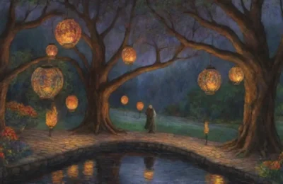 Un mosaico de luces y sombras que revela la dualidad de la vida