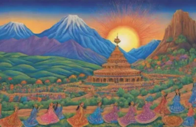La esencia de la cultura inca se manifiesta en colores vibrantes