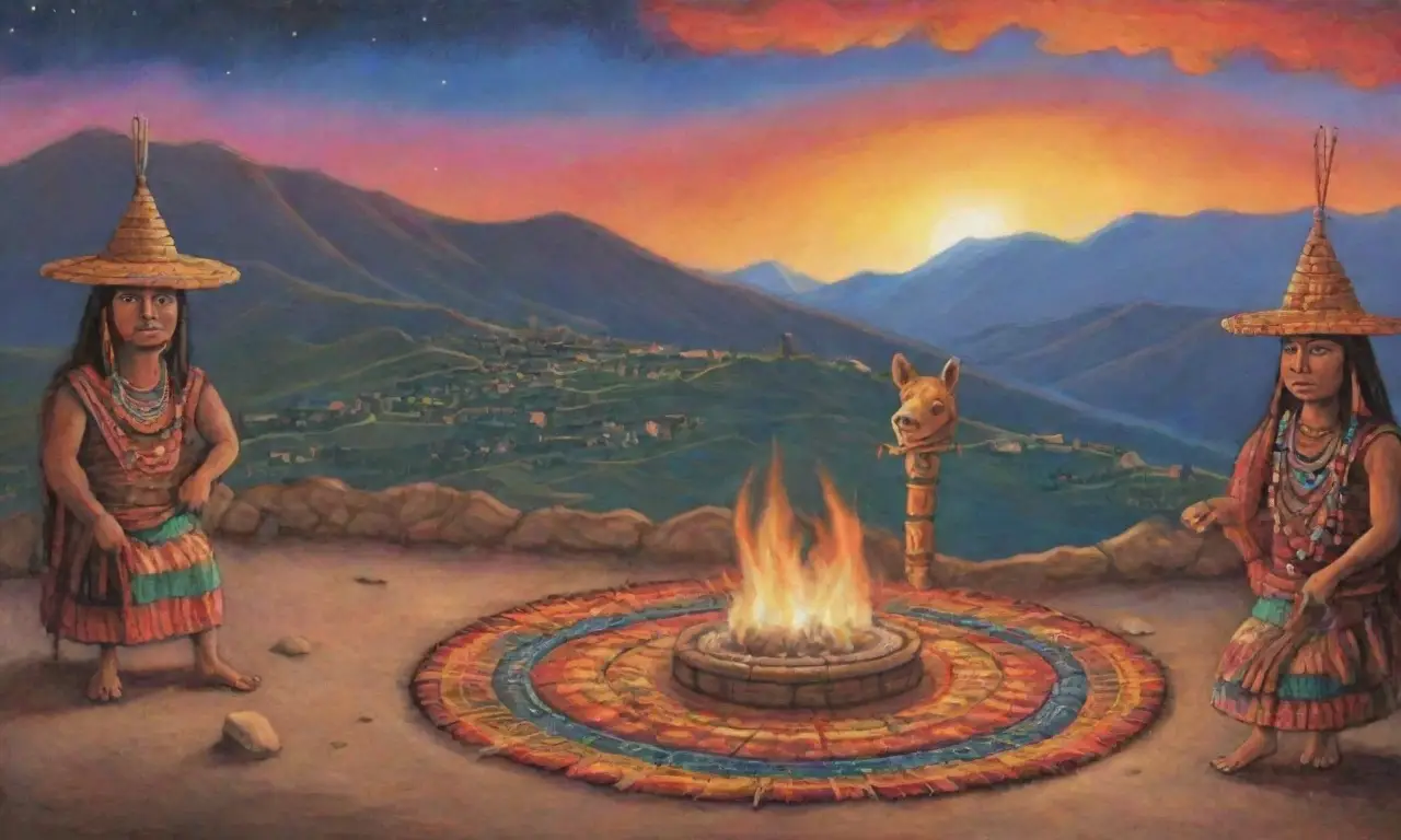 Una noche estrellada con astrónomos incas, constelaciones, montañas, y tradiciones ancestrales