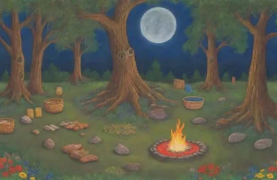 Un bosque denso y antiguo