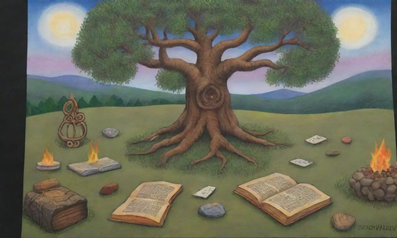 Un paisaje mágico de tradición y mitología se despliega en un entorno lleno de vida y misterio