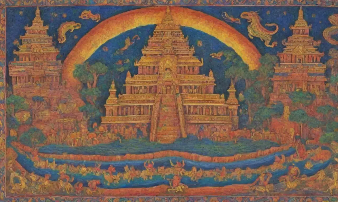 Ricas tabletas de arcilla, esculturas doradas y vibrantes frescos reflejan una herencia cultural y espiritual