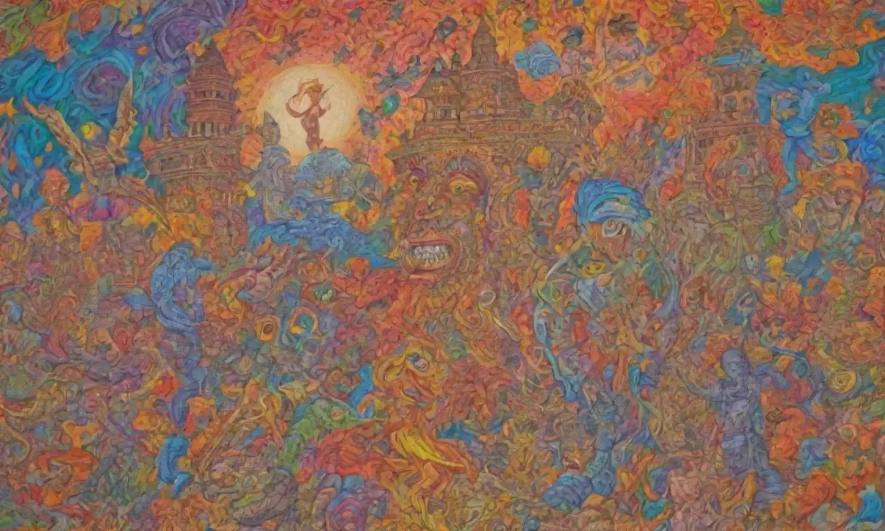 Un mosaico vibrante de mitos, colores y tradiciones entrelazadas