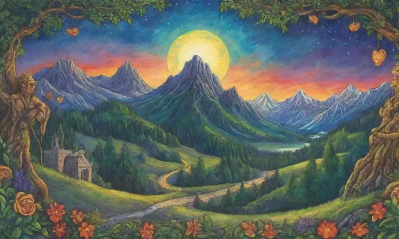 Un paisaje mágico y atemporal lleno de dioses antiguos
