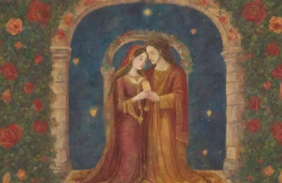 Una celebración de amor entrelazada con colores