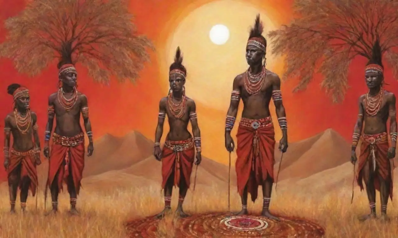 Colores vibrantes y tradiciones masai se entrelazan en un paisaje de comunidad y rituales