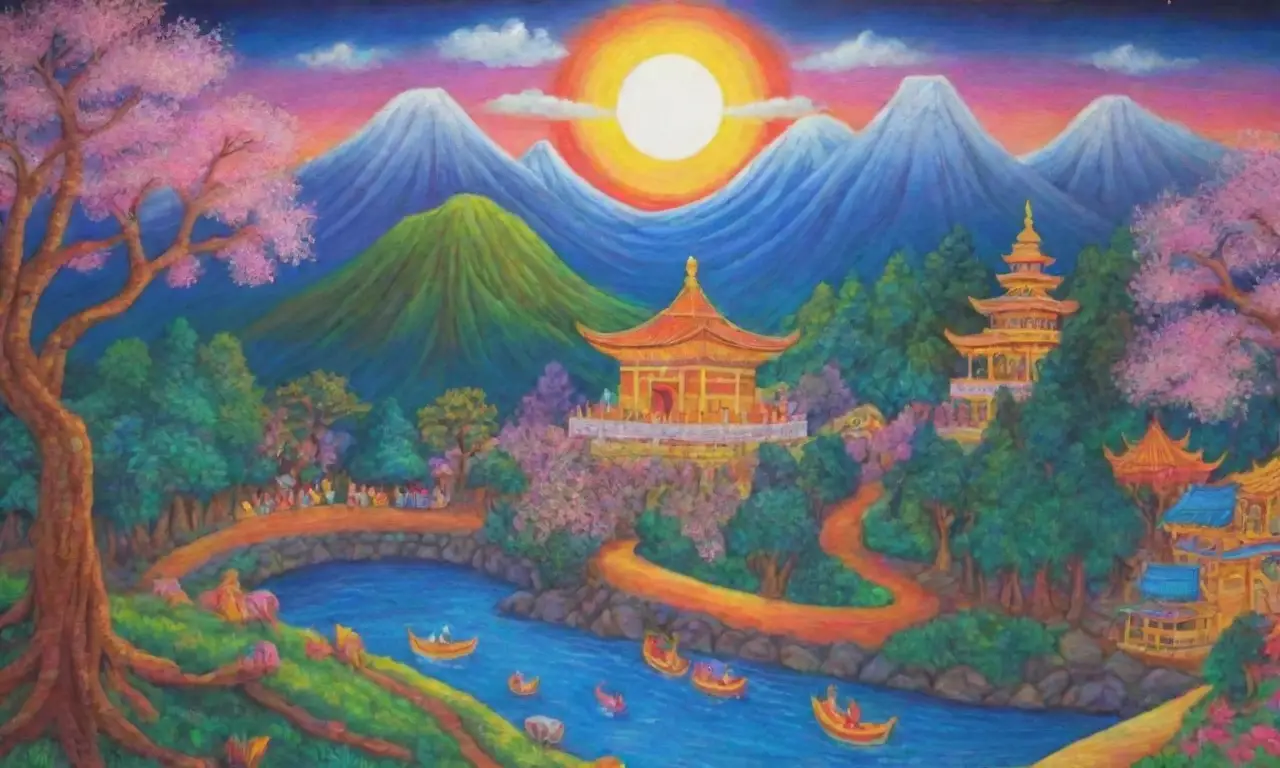 Un mundo vibrante y diverso lleno de colores, mitos y tradiciones