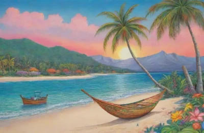 Un paraíso tropical lleno de colores