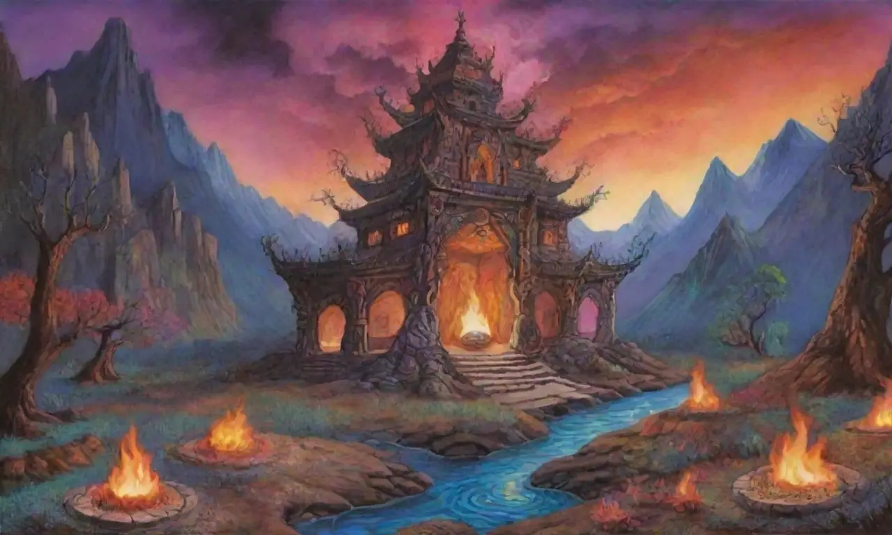 Un paisaje místico lleno de sombras, rituales y relicarios antiguos