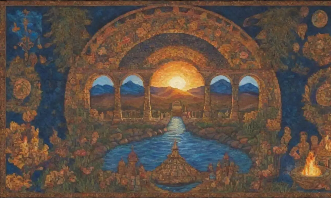 Un tapiz vibrante de colores