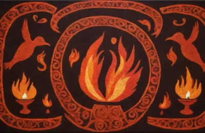 Fuego y arte se entrelazan en una rica tapestry cultural de transformación y rituales