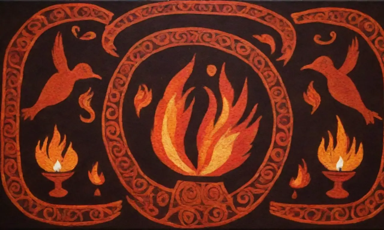 Fuego y arte se entrelazan en una rica tapestry cultural de transformación y rituales