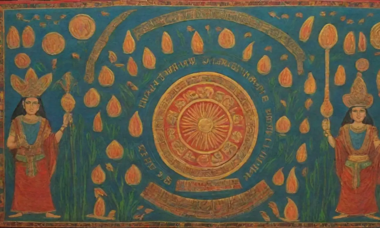 Un vibrante mosaico de símbolos y rituales de la antigua cultura egipcia