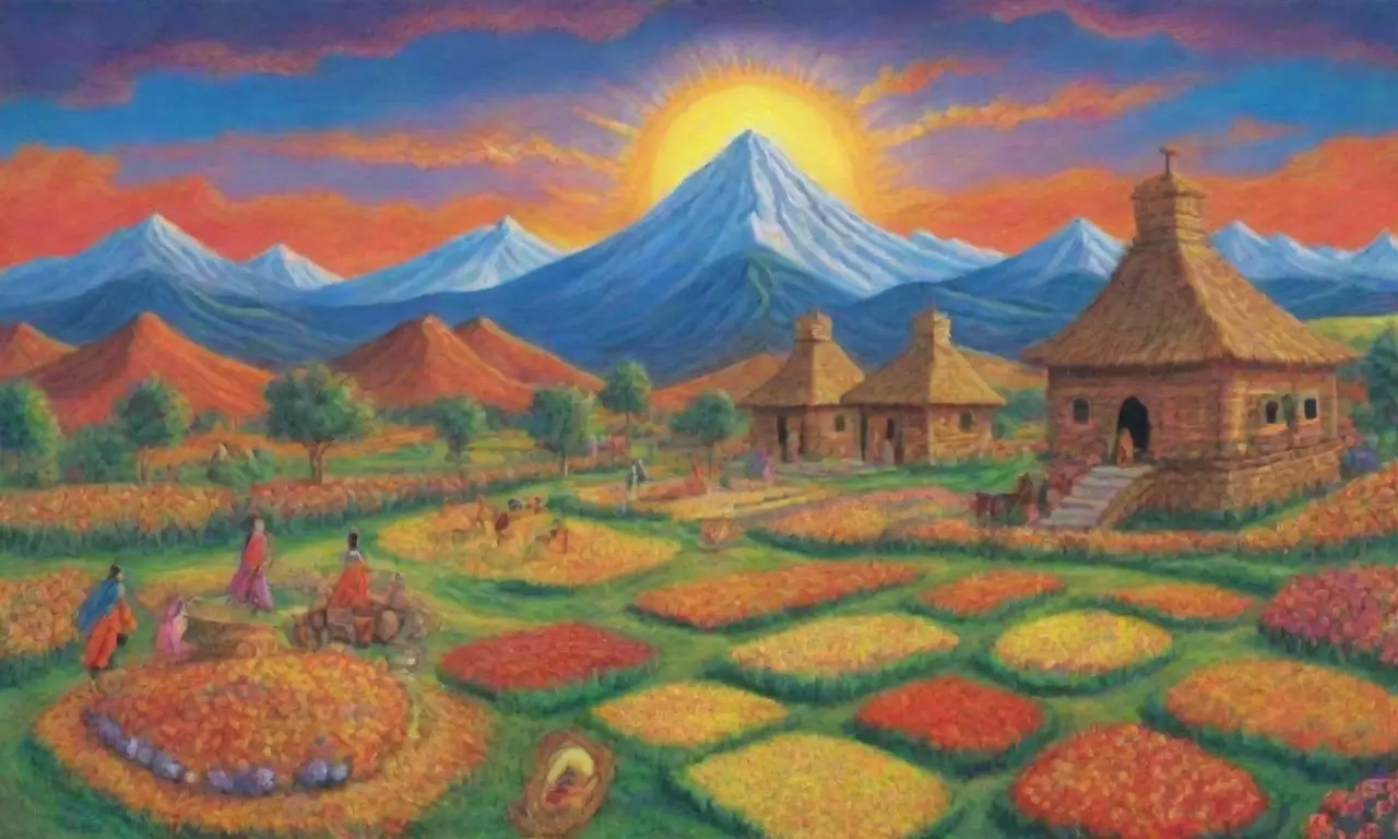 Un vibrante paisaje cultural lleno de colores, tradiciones y espiritualidad