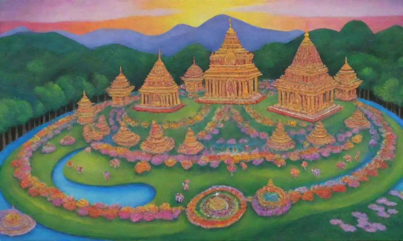 Colores vibrantes, patrones intrincados y tradiciones diversas crean un paisaje cultural fascinante