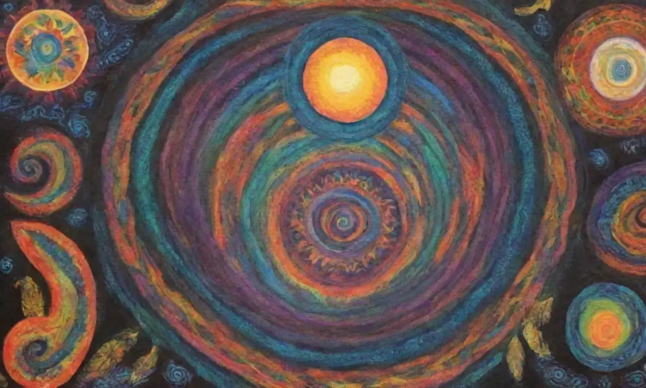 La naturaleza vibrante y sagrada se entrelaza en un ciclo de vida y armonía