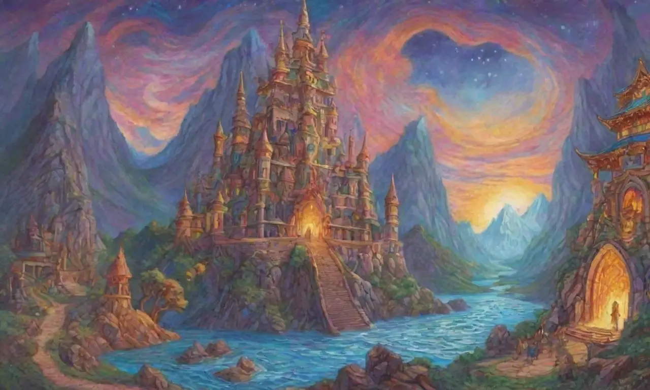 Un mundo de mitos y aventuras se despliega en vibrantes colores y paisajes mágicos