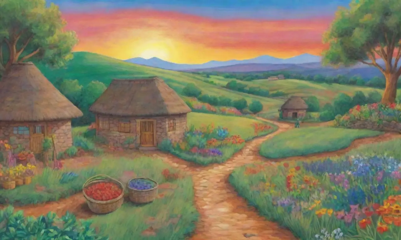 Paisajes vibrantes y culturales llenos de vida y tradiciones