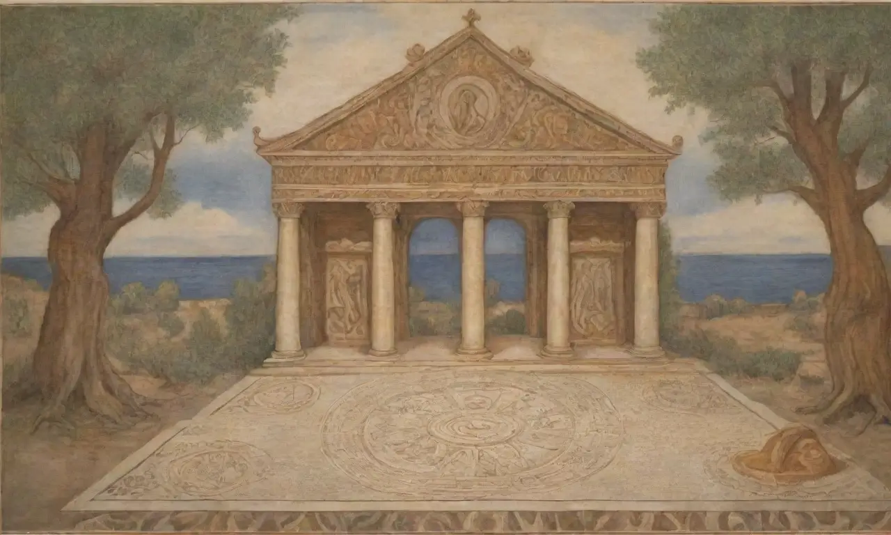 Un paisaje antiguo lleno de historia