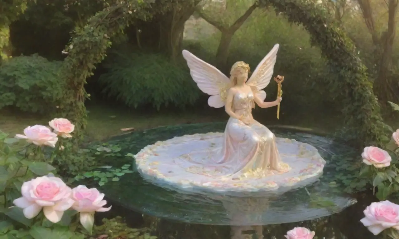 Un paisaje sereno y romántico se despliega, lleno de belleza atemporal