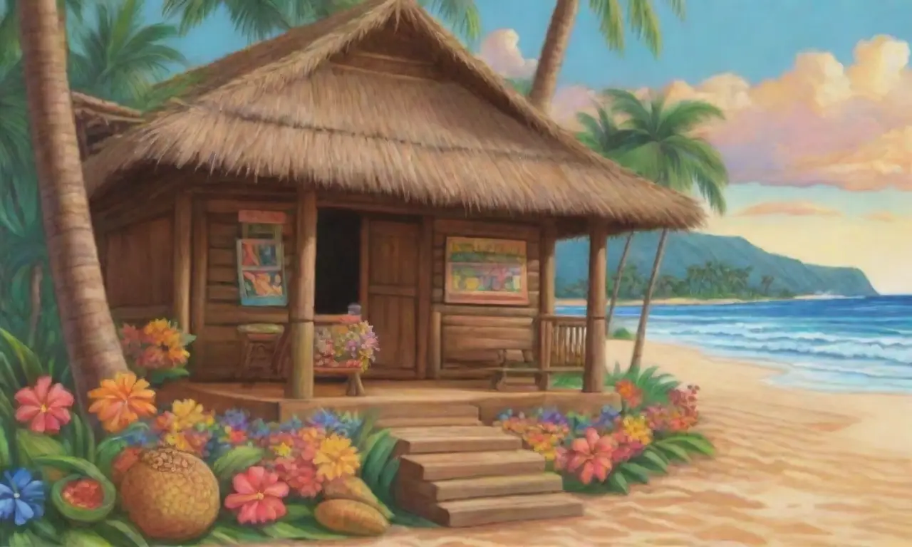 Un paraíso tropical lleno de flores