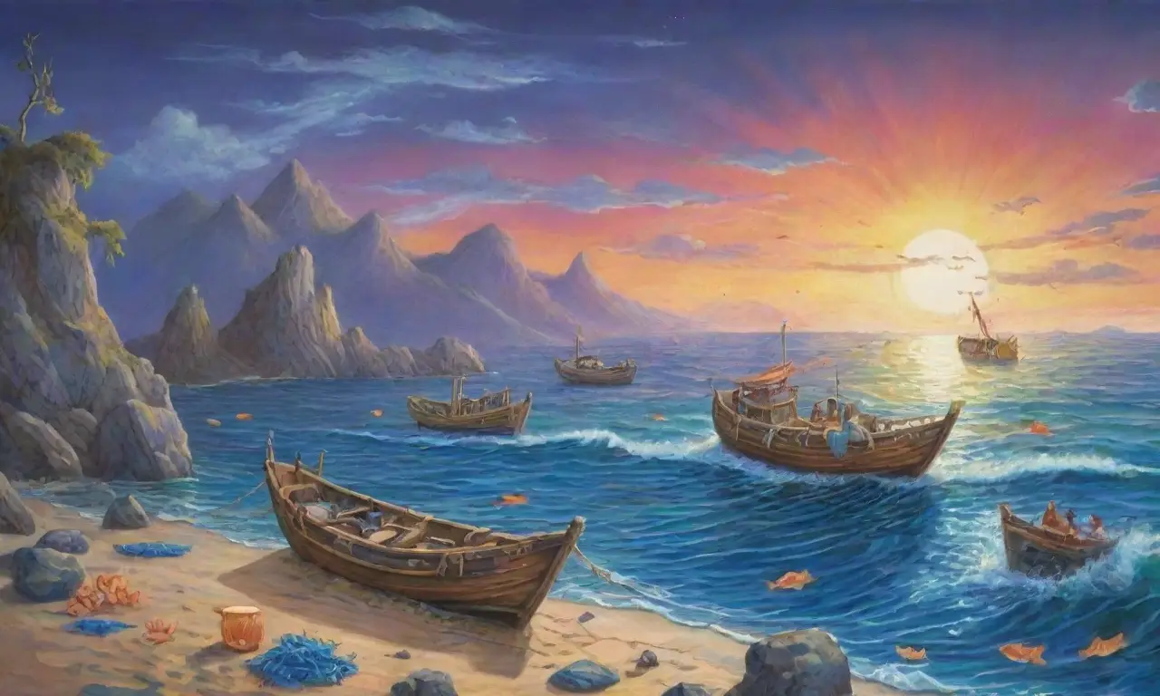 Un paisaje marino vibrante lleno de vida, mitos y belleza