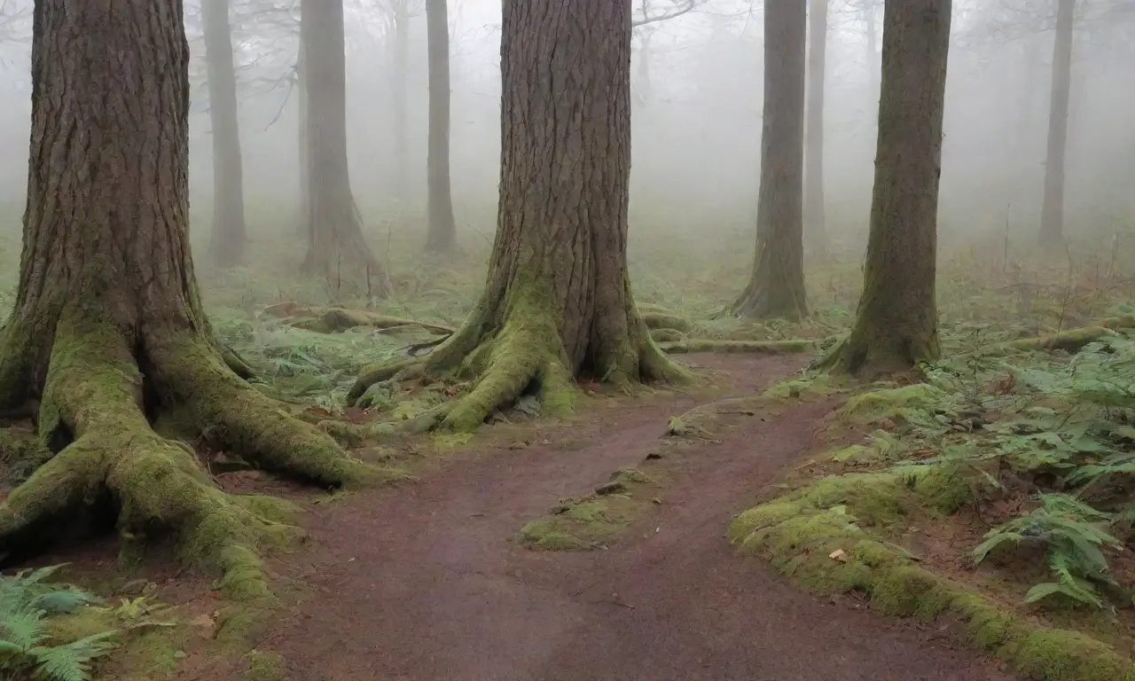 Un bosque oscuro y denso lleno de sombras, susurros y recuerdos olvidados