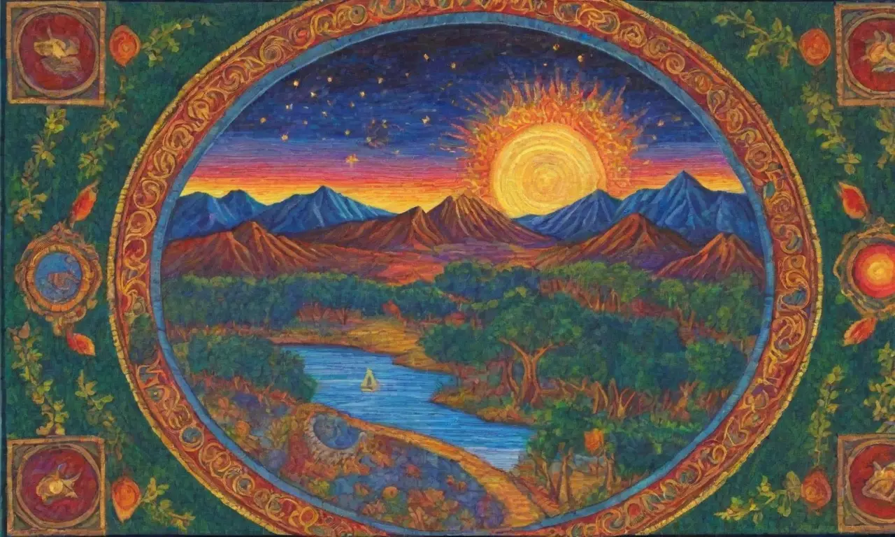 Un tapiz vibrante de colores